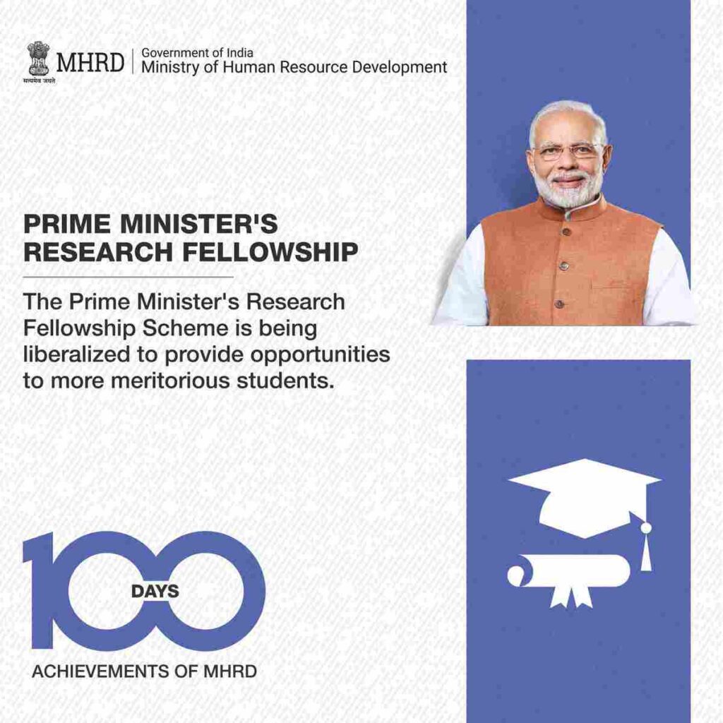 Prime Minister's Fellowship Scheme