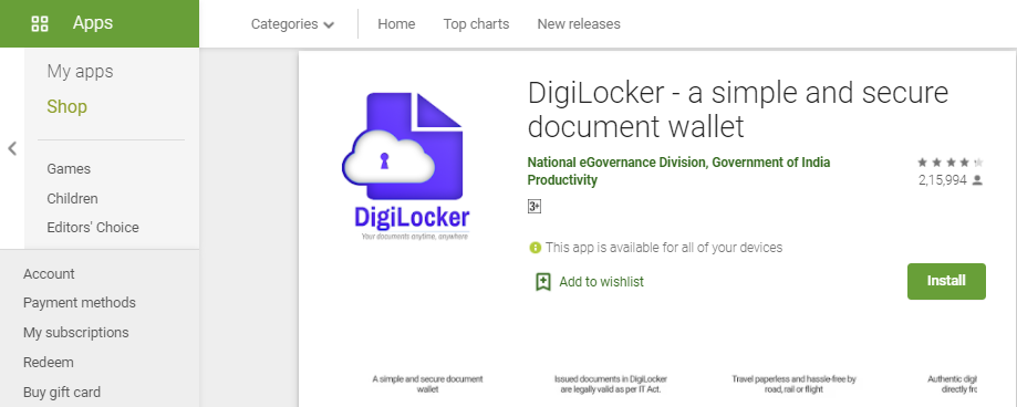 Digilocker Login