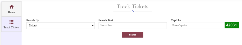 online ticket track