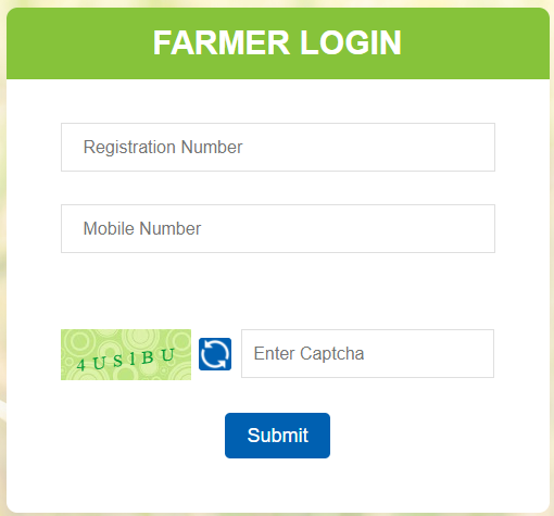 Status Of Farmer Registration