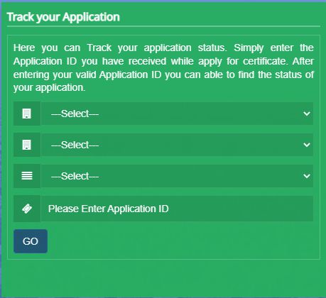 Track your Application