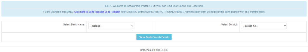 Branch IFSC Code