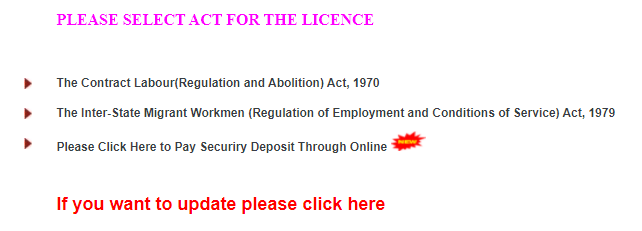 Apply for License Online