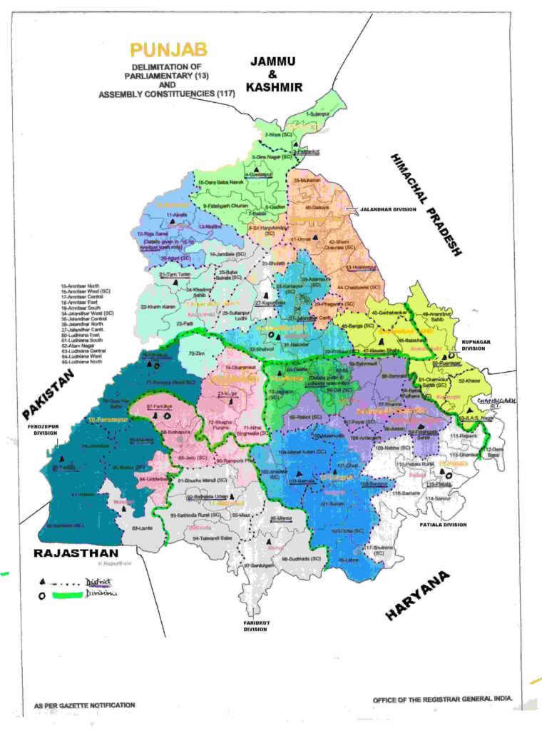 संसदीय और विधानसभा क्षेत्रों के नक्शे