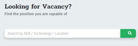 looking for vacancies