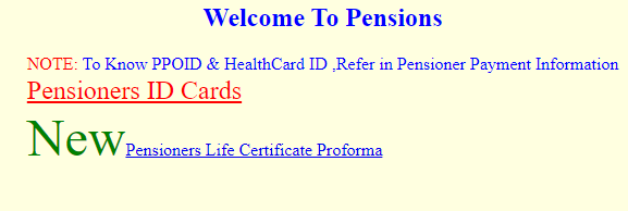 Telangana Employee Pensioners Information