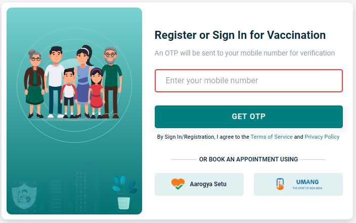 Book Vaccination Slots