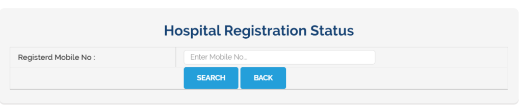 Hospital Registration Status