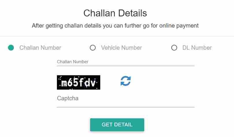 Check Challan Status