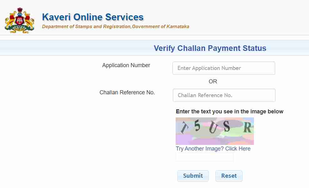 Challan Payment Status