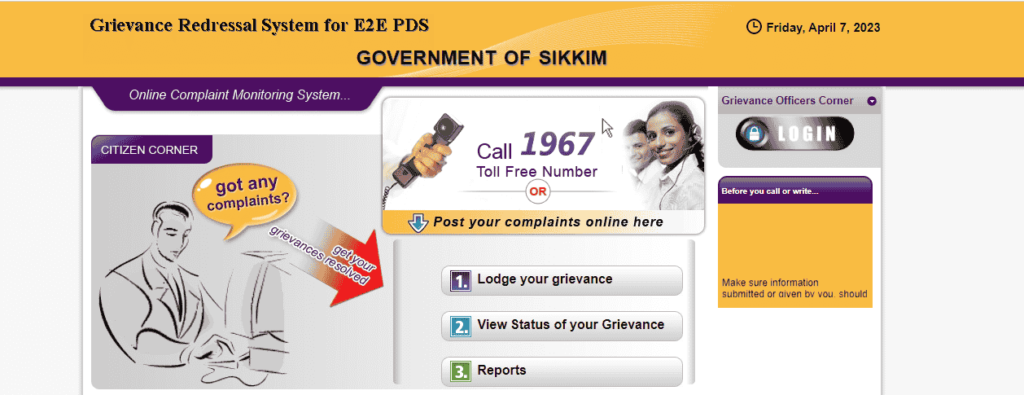 Sikkim Ration Card