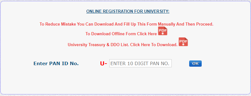 Registration Process for University
