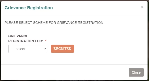 Register Your Grievance