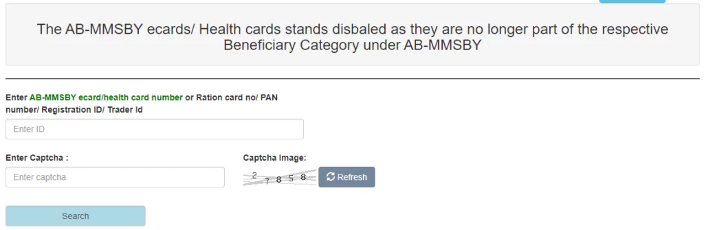 Disabled AB-SSBY E-Card