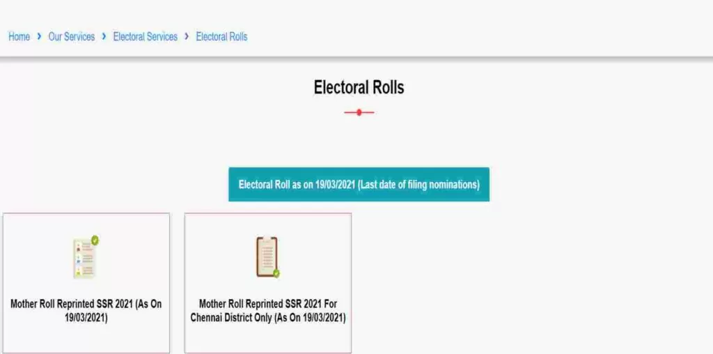 Electoral Rolls (in PDF)
