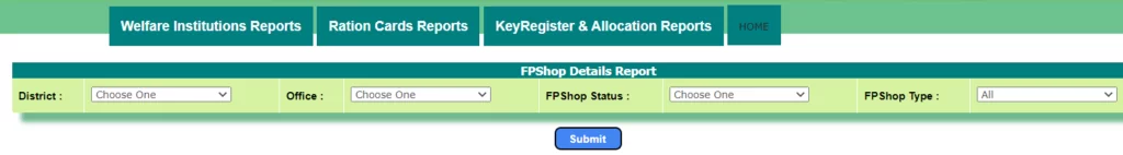 FPS Shop Detail Report