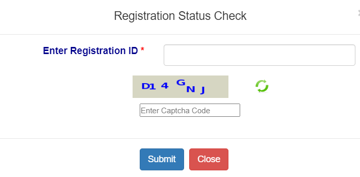 Candidate Registration Status
