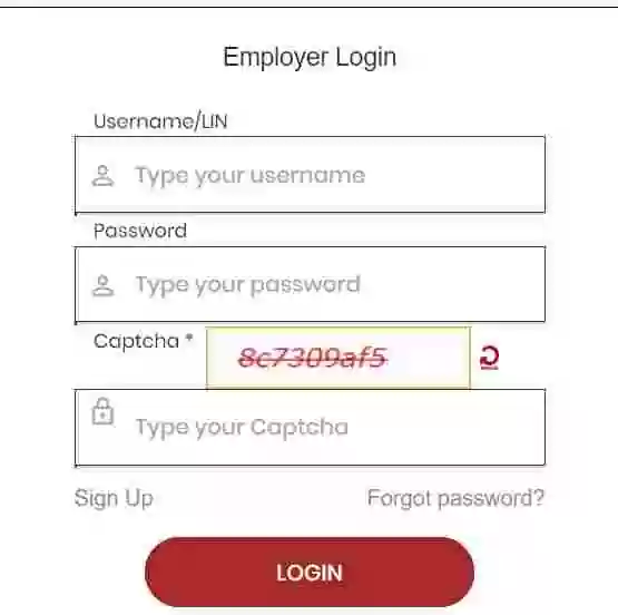 employer login