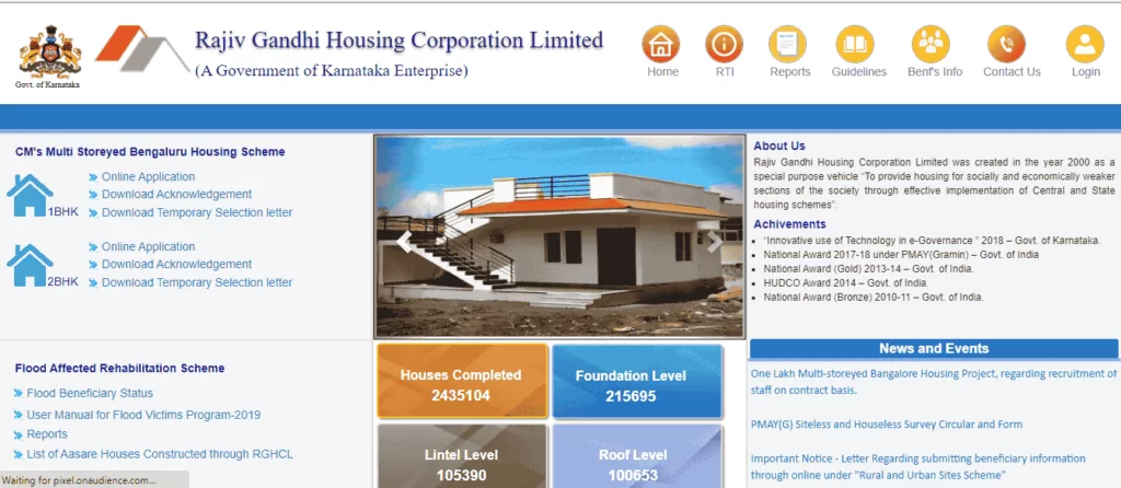 Karnataka Rajiv Gandhi Housing