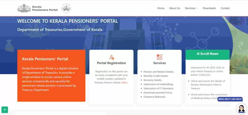 Kerala Pensioners Portal